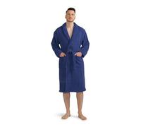 Celodoro Peignoir pour homme et femme en pur coton, bleu marine, XL