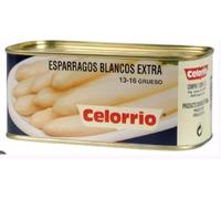 Celorrio Asperges Blanches Extra Fines Calibre 13/16, Pack de 2 Boîtes de 1kg, Pointes Délicates