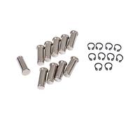 CELOTM Metal Silver Rear Motorcycle Foot Pegs Kit