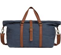 Celtic & Co. Celtic & Co. Blue Canvas Fold Down Holdall Bag