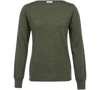 Celtic & Co. Celtic & Co. Green Merino Fine Knit Boat Neck Top