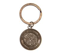 Celtic FC - "Antique Silver" Porte-clés Armoiries TA10357 (taille unique) (vieil argent)