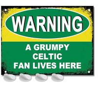 Celtic FC - Cadeau amusant pour homme ou garçon - Panneau en métal pour papas FC Man Cave ou bar à domicile
