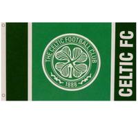 Celtic FC - Drapeau, Wordmark TA8349 (taille unique) (Vert/Blanc)