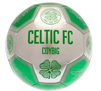 Celtic FC - Football avec signatures TA10961 (5) (Vert/argent)