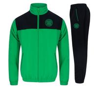 Celtic FC officiel - Lot veste et pantalon de survêtement thème football - homme - noir/vert - M