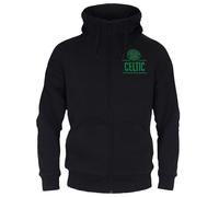 Celtic FC Officiel - Pull zippé à Capuche thème Football - Polaire - Homme - M