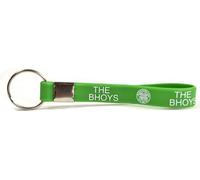 Celtic FC - "The Bhoys" Porte-clés silicone Armoiries BS3370 (taille unique) (Vert/Blanc)