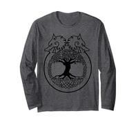 Celtic Irlande Viking Motif nœud Celtique Arbre Manche Longue