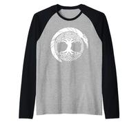 Celtic Irlande Viking Motif nœud Celtique Arbre Manche Raglan