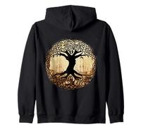 Celtic Irlande Viking Motif nœud Celtique Arbre Sweat à Capuche