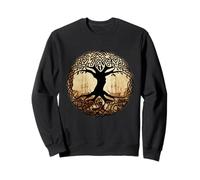 Celtic Irlande Viking Motif nœud Celtique Arbre Sweatshirt