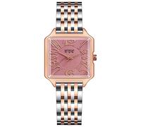 Celucke Montre à Quartz Classique pour Femme avec Bracelet en Acier Inoxydable Analogique DéContracté ÉLéGant Minimaliste Montres Cadeau 2025