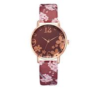 Celucke Montre-Bracelet pour Femme Couple, Montre à Quartz Analogique De Conception Classique avec Bracelet en Cuir Mode CréAtive Dames Saint-Valentin Et La FêTe des MèRes 2025