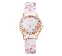 Celucke Montre-Bracelet pour Femme Couple, Montre à Quartz Analogique De Conception Classique avec Bracelet en Cuir Mode CréAtive Dames Saint-Valentin Et La FêTe des MèRes 2025