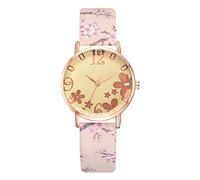 Celucke Montre-Bracelet pour Femme Couple, Montre à Quartz Analogique De Conception Classique avec Bracelet en Cuir Mode CréAtive Dames Saint-Valentin Et La FêTe des MèRes 2025