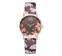 Celucke Montre-Bracelet pour Femme Couple, Montre à Quartz Analogique De Conception Classique avec Bracelet en Cuir Mode CréAtive Dames Saint-Valentin Et La FêTe des MèRes 2025