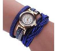 Celucke Montre Femmes avec Bracelet en Cordon Tourné Pendentif Diamant Commercial Montres à Quartz analogique Fashion Luxe élégantes Simple Aiguille Cristal Poignet 2025