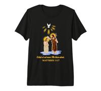 Celui-ci est Mon Fils Bien-Aime Matthieu 3:17 T-Shirt Haut de Gamme