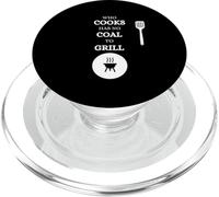 Celui Qui Cuisine n'a Pas de Charbon pour Faire Griller la Viande PopSockets PopGrip pour MagSafe