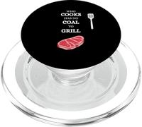 Celui Qui Cuisine n'a Pas de Charbon pour Faire Griller la Viande PopSockets PopGrip pour MagSafe