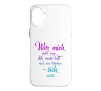 Celui Qui ne me Aime Pas Le Doit Toujours Travailler sur soi. Coque pour iPhone 16 Plus