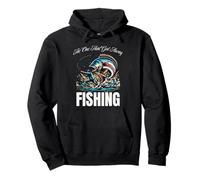 Celui Qui s'est enfui en pêchant Sweat à Capuche