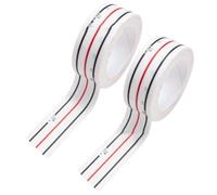 Celuicion 2 Pack 1/4" Seam Diagonal Seam Tapes 10m Each Roll Sewing Basting Tape for Stitching Straight Diagonal Seams Instruction Tool