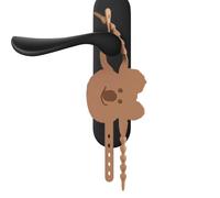 Celuicion Amortisseur de porte, cache-poignée de porte design koala - Tapis d'absorption des chocs au design koala pour salon, bureau, salle de classe, garage, chambre à coucher, bureau, chambre