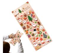 Celuicion Autocollants 3D de Noël,Décorations En Autocollants Mignons - Coque de Téléphone Décalcomanies 3D,Pour Coque Téléphone, Carnet, Ordinateur Portable, Adultes, Cadeaux Fête, Garnitures Bas