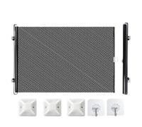 Celuicion Barrières Rétractables pour Chiens | Grille Escamotable D'intérieur Discret | Clôture Pliable Anti-Saut Sécurité Enfant Réglable avec Ventouses 50x125cm pour Portes Et Couloirs