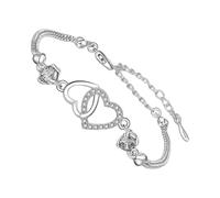 Celuicion Bijoux pour femmes bracelet, Bracelets Femmes Trendy - Bracelets de rêve en coeur réglable | Cuivre charme bracelet bijoux pour femme femme maman sa petite amie, riferimento alla
