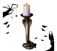 Celuicion Bougeoir gothique - Figurine snack - Photophore pour décoration de table - Décoration gothique pour salon, chambre à coucher, cuisine, cheminée, décoration de table festive pour les vacances