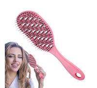 Celuicion Brosse à cheveux démêlante, brosse à pagaie, peigne de massage du cuir chevelu avec nettoyage, coiffage et soin pour cheveux fins et fins, pour la maison, les voyages et la vie quotidienne