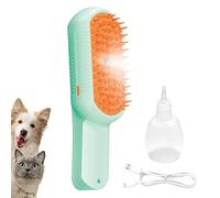 Celuicion Brosse à vapeur de chiens, brosse à vapeur pour les chats,Épilation de coiffure pour chiens Peigne à vapeur - Conception ergonomique Repuré de coiffure pour animaux de poils pour petit chiot