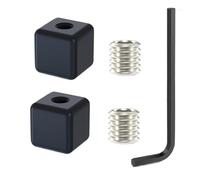 Celuicion Caps De Câbles De Frein - Caps Pour Câbles Intérieurs Vélo, Détails en D'aluminium avec Design Cube pour Banlieue et Gravel