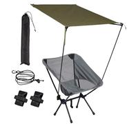 Celuicion Chaise pliante Canopy - Chaise de plage Protection solaire - Parapluie portable Heavy Duty Sun Lounge pour adultes Voyage Plage Patio Jardin Sports Tailgates Pêche Randonnée