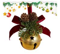 Celuicion Cloches de comme décoration de Sapin de, Petit nœud décoratif - Décoration d'arbre - Nœud Pommes de pin pour la décoration à la Maison sur l'arbre pour Une Exposition saisonnière