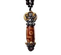 Celuicion Collier de talon, pendentif tibétain pour talon - Bijoux de méditation ,Transférer les perles du collier manjusri bon, spirituel pour adultes pour usage quotidien,