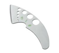 Celuicion Cutter de légumes, coupe végétarienne | Outil d'épluchage de thym | 7 trous Cutter Décapant 2 en 1 feuilles de vanille multifonctionnelles feuilles en acier inoxydable pour légumes