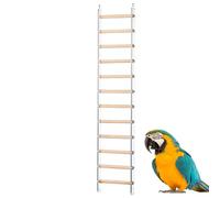 Celuicion Échelde Perruche, écheld'oiseau, Étape Perche pour la Cage, Jouet d'échelamusant pour l'entraînement, avec Un Crochet Rotatif à 360 °, pour s tourtereaux, Perroquet, s perruches et Autres