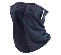 Celuicion Face Gaiter, couverture de visage, Bandana faciale en soie de glace, Couverture de visage tirant casque bandana respirant pour les activités sportives de plein air protection UV, bleu marine
