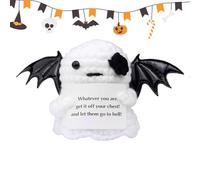 Celuicion Fantôme Au Crochet Positif, Émotionnelle Au Crochet pour Halloween Fantôme - Choses Motivationnelles Amusantes pour Décoration Bureau Jouets Émotions pour Les Mères Université Noël