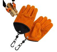 Celuicion Gants de BBQ, gants thermiques d'extérieur avec protection anti-brûlure, antidérapants, confortables pour activités de plein air, pêche, camping, cuisine, feu