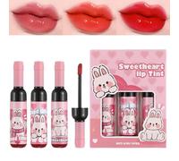Celuicion Gloss à lèvres pour femme - 3 couleurs - Hydratant - Non collant - Maquillage quotidien longue durée pour la fête des mères, Noël, la Saint-Valentin