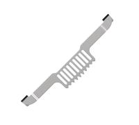 Celuicion Griddle Support de spatule, support de spatule, support de spatule à nervures, magnétique, en acier inoxydable, pour barbecue extérieur, comptoir de cuisine, cuisinière