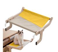 Celuicion Hamac pour chat - Hamac pour chat - Lit d'intérieur pour chat - Banc suspendu - Barre de siège réglable - Étagère pour chat pour table de chevet