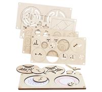 Celuicion Kit de bricolage en bois à peindre, planche puzzle pour exercices de dessin - Jouet de tri de formes - Pour l'éducation de la petite enfance et l'entraînement de la coordination œil-main
