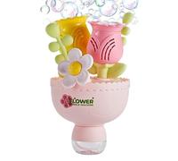Celuicion Machine à Bulles | Jouet Interactif en Forme de Bouquet de Fleurs - Jouet Avec Batteries Et Lumières Colorées, Pour Jeux En Plein Air Fêtes