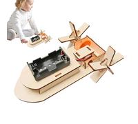 Celuicion Modèle de Bateau d'apprentissage Scientifique - Kit d'expérimentation Scientifique pour, Jouet de Bateau électrique réutilisable, Jouet éducatif préscolaire pour et Filles